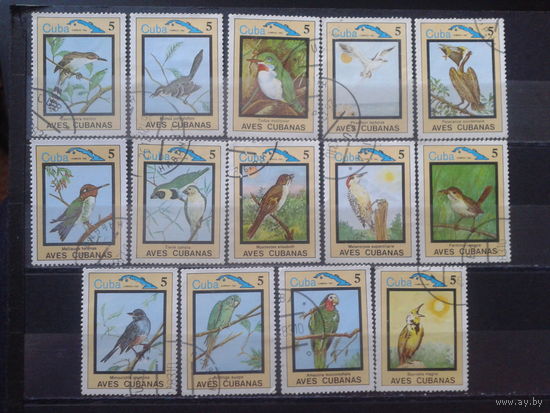 Куба 1983 Птицы, 14 марок