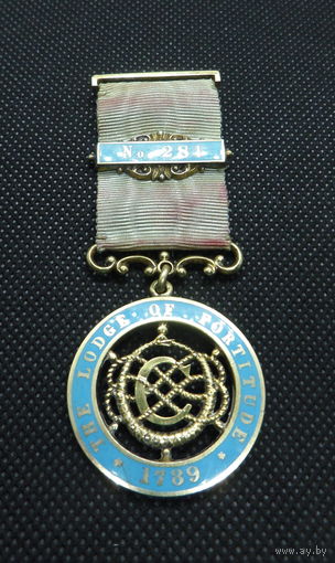 Орден масонский 100-летие Ложи Fortitude No. 281 Серебро
