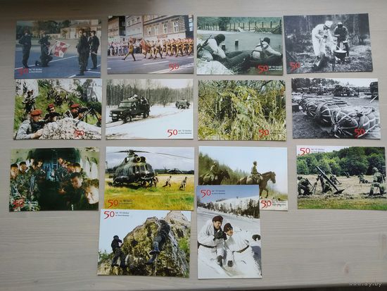 Комплект открыток 18 десантно-штурмового батальон Польши