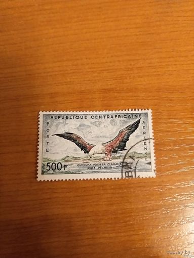 1960 Центрально-Африканская республика Мих 14 концовка оценка 6 евро фауна птицы авиапочта (1-9)