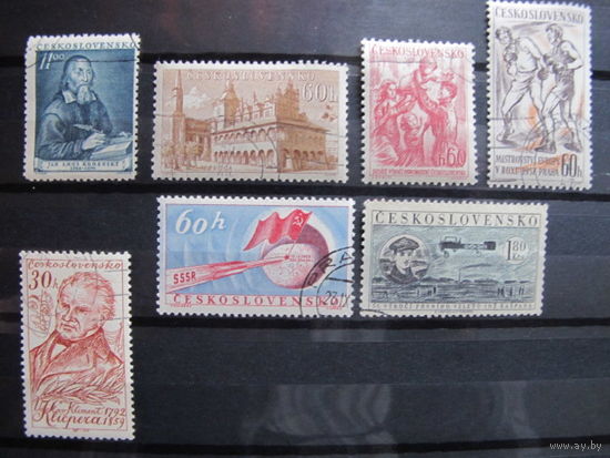 Лот марок ЧССР (1952-59 гг.)
