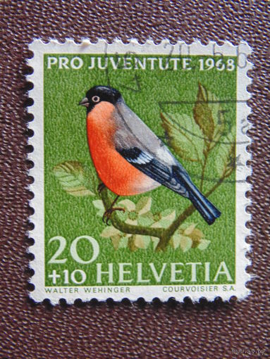 Швейцария 1968 г. Птицы.