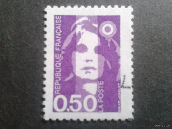 Франция 1990 стандарт 0,50