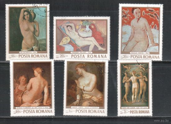 Румыния-1969, (Мих.2755-2760) гаш.  ,   Искусство, Живопись (полная серия)