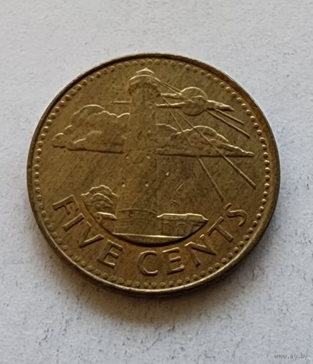 Барбадос 5 центов, 2004