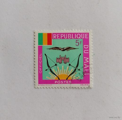 Марка Мали 1964 год Служебные марки.