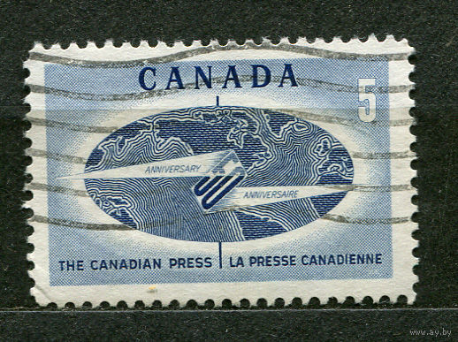 50-летие канадской прессы. Канада. 1967. Полная серия 1 марка