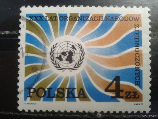 Польша, 1975, 30 лет ООН