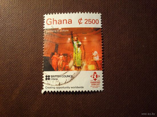 Гана 2003 г.  60 -летие Британскому совету.