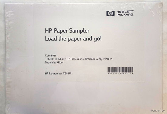 HP Professional Brochure & Flyer Paper C6821A (HP Paper Sampler). 3 листа A3 двусторонних глянцевых