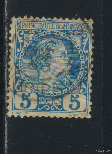Монако 1885 Шарль III Стандарт #3