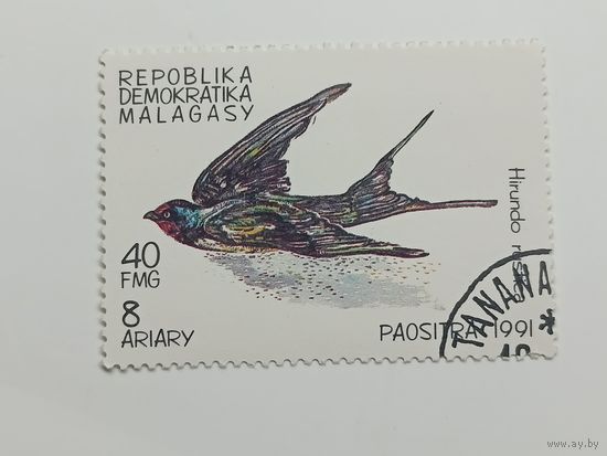 Мадагаскар 1991. Птицы.