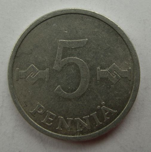 5 пенни 1980 год Финляндия