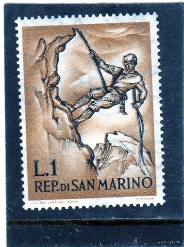 Сан-Марино. Mi:SM 729. Альпинизм. 1962.
