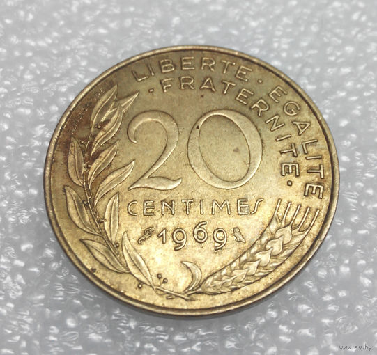 20 сантимов 1969 Франция #01