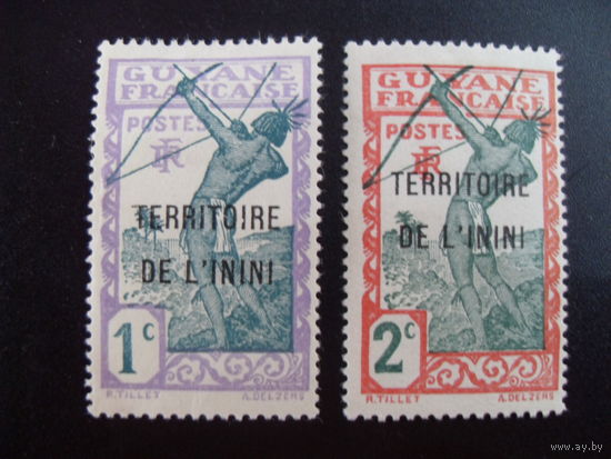 Франция. Французские колонии (Инини) 1932 Mi:FR-INI 1, 2