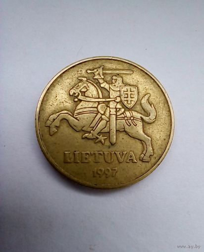 Литва. 50 центов 1997 г