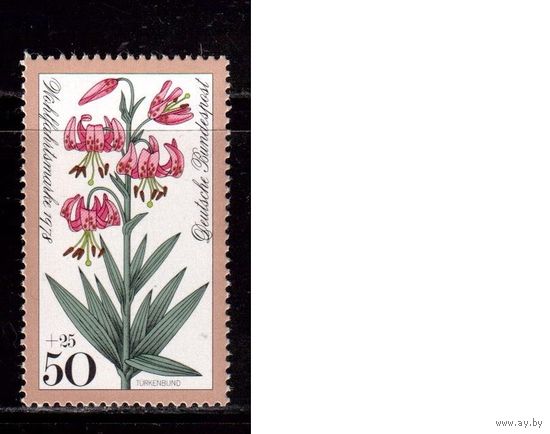 Германия(ФРГ)-1978,(Мих.984), **, Флора, Цветы