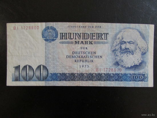 100 марок 1975