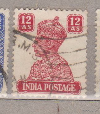 Британская Индия Король Георг VI Индия 1941 год лот 12