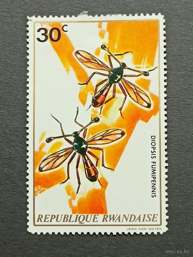 Руанда 1973. Насекомые