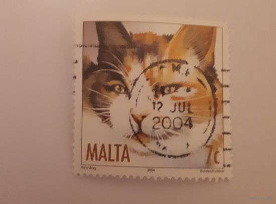 Марка Мальты - Кот 2004г.