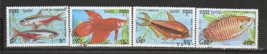 КГ Камбоджа 1992 Рыбы