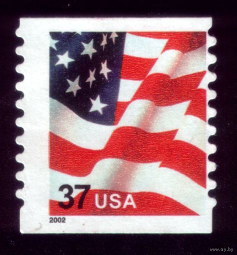 1 марка 2002 год США 3586