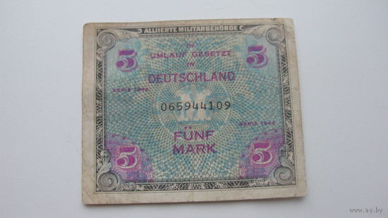Германия 5 марок  1944 Британская зона оккупации