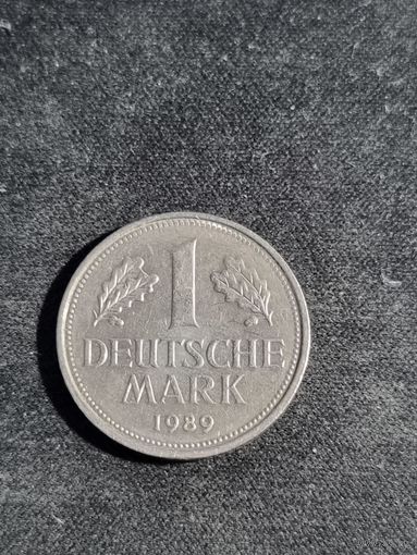 Германия (ФРГ) 1 марка 1989 F