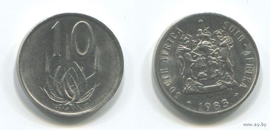 Южная Африка. 10 центов (1983, XF)