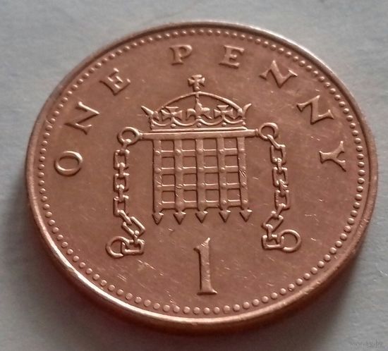 1 пенни, Великобритания 2008 г.