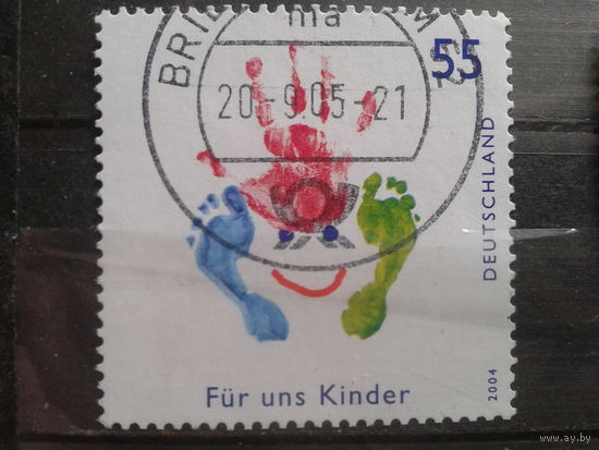 Германия 2004 Детям Михель-1,0 евро гаш
