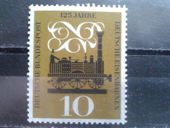 ФРГ 1960 Паровоз 1835 г. Михель-3,0 евро