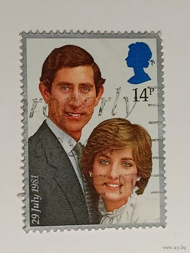 Великобритания 1981. Свадьба принца Чарльза и леди Дианы Спенсер