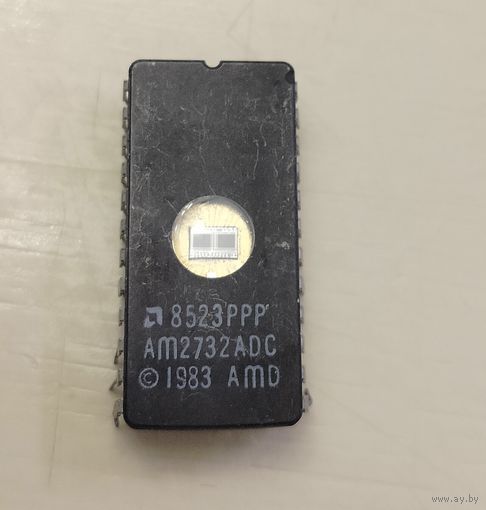 Микросхема AM2732ADC AMD 24-PIN 32K EPROM УФ стираемая, винтажная коллекционная РЕДКАЯ