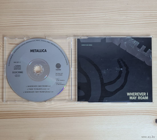 Metallica - Wherever I May Roam (CD, Europe, 1992, лицензия)