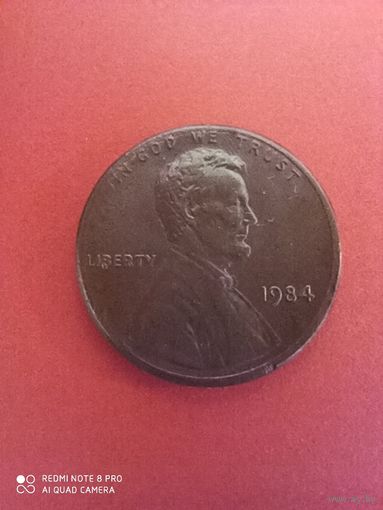 1 цент 1984, США