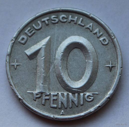 ГДР 10 пфеннигов, 1948 г.