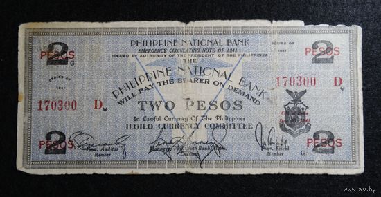 Филиппины 2 песо 1941 г. Р.S306