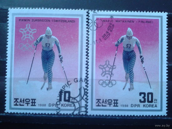 КНДР 1988 Олимпиада в Калгари