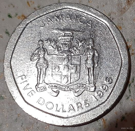 Ямайка 5 долларов, 1996 (9-3-13)