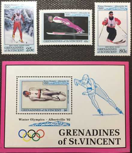 Сент Винсент и Гренадины Зимняя Олимпиада 1992г.