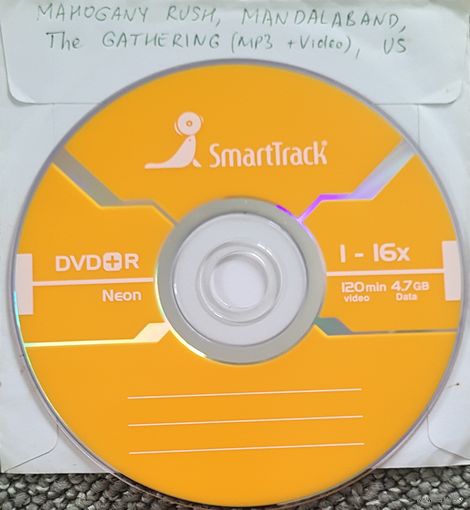 DVD MP3 дискография - MAHOGANY RUSH, MANDALABAND, The GATHERING, US - 1 DVD