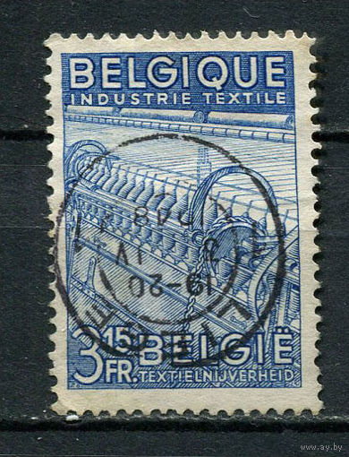 Бельгия - 1948/1949 - Текстильная промышленность 3,15Fr - [Mi.812] - 1 марка. Гашеная.  (Лот 8Ds)