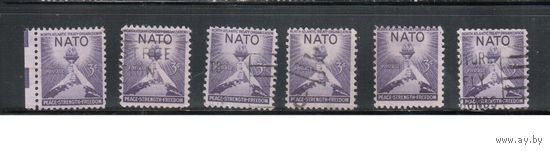 США-1952, (Мих.627), гаш. , НАТО (одиночка),цена за 1 м на выбор