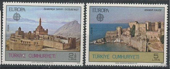 Европа CEPT 1978 Турция Лот Крепость Замки  - серия **\\АМ
