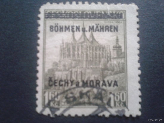 Рейх протекторат 1939 надпечатка