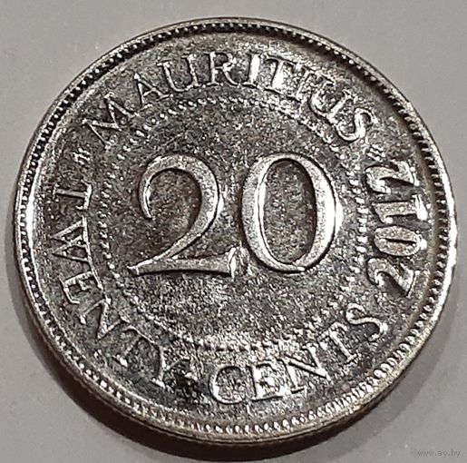 Маврикий 20 центов, 2012 (7-1-13)
