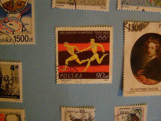 Польша 1964г. спорт Олимпиада Токио
